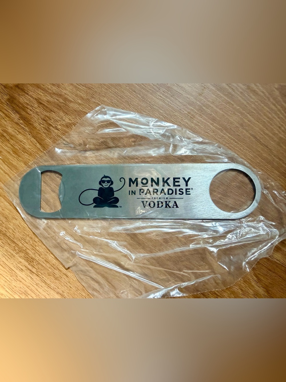 Bartender's Key Bar Blade Speed Opener For Monkey And Paradise Vodka Brand